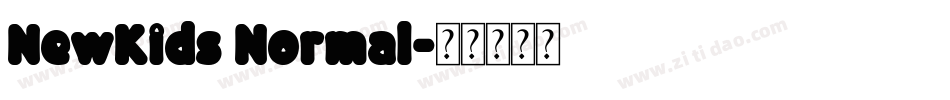 NewKids Normal字体转换